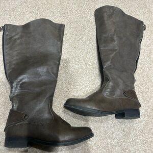 Journee Collection Dark Brown Heeled Boots